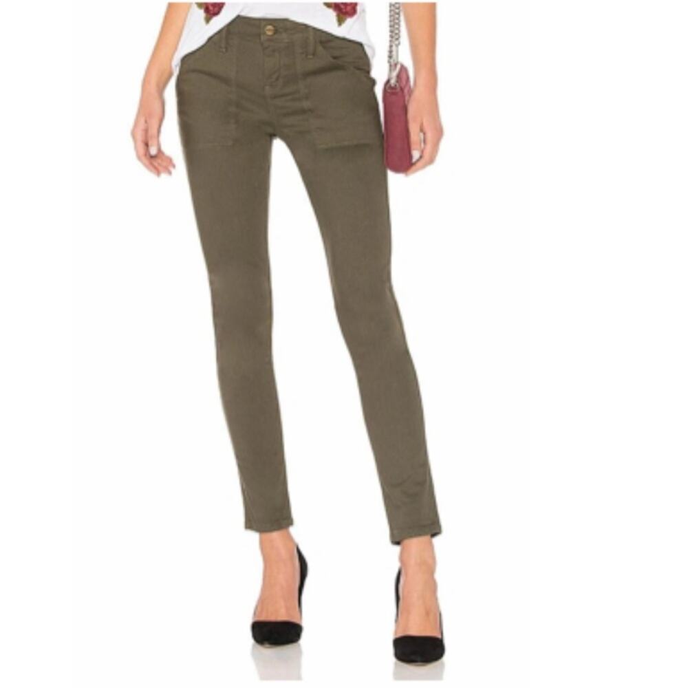 SANCTUARY Admiral Skinny Utility Jeans in Fatigue